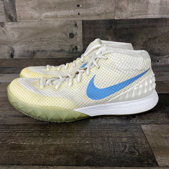 Nike Kyrie 1 iD White & Blue Basketball Shoes 747423-991 - Picture 3 of 12